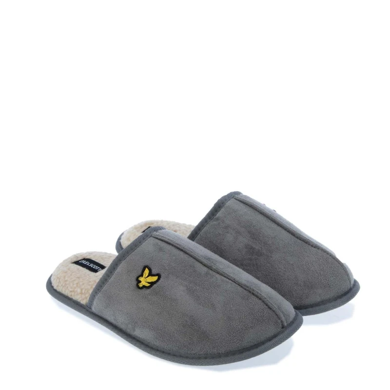 Image of Lyle and Scott Tarquinn Slippers - Grey Grey L