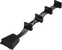 Image of Silverstone SATA Power Adapter Cable with Capacitor