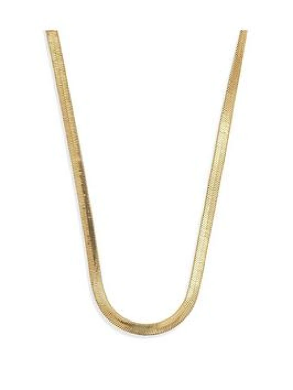 Image of Katie Loxton The Curated Collection Ciana Snake Gold-Plated Chain Necklace Gold female KLJ6276