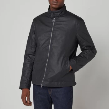 Image of Barbour Mens Harrington Wax Jacket - Navy - M