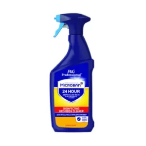 Image of Microban Professional Disinfectant Bathroom Cleaner Citrus 6x750ml C004298