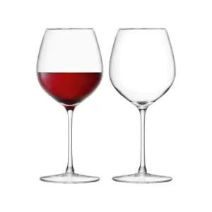 Image of LSA Wine Red Wine Glass 400ml Clear Set of Two
