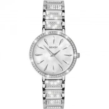 Image of Seksy Pearl And Silver Watch - 2371