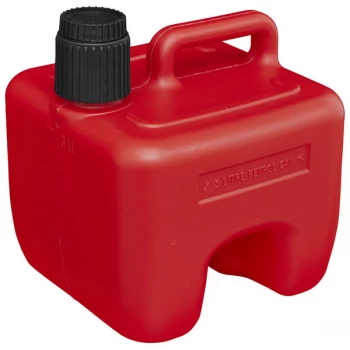 Image of Sealey JC3R Stackable Fuel Can 3L - Red