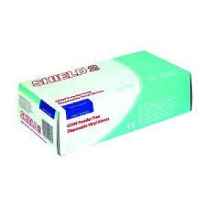 Image of Shield Powder-Free Vinyl Gloves Medium Clear (Pack of 100) GD09