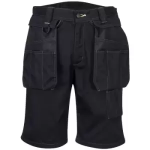 Image of PW345BKR41 - sz 41 PW3 Holster Work Shorts - Black - Black - Portwest