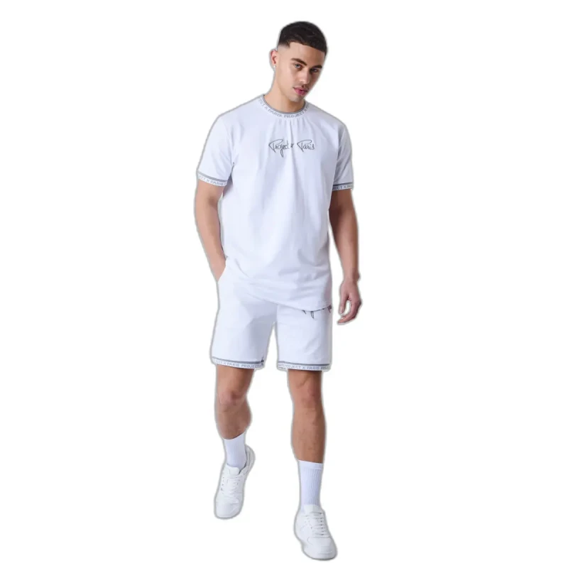Image of Project X Paris Embroidered logo shorts Project X Paris Blanc Male L