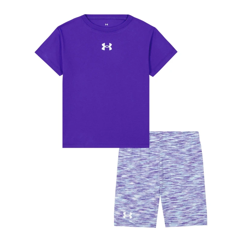 Image of Under Armour Kids Top and Shorts Set Pluto female 2 - 3 Years