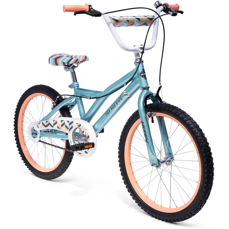 Image of Huffy So Sweet 20 Wheel Girls Bike For Kids 6-9 Teal Blue unisex 20