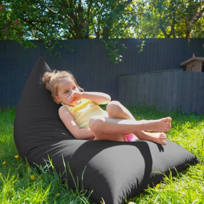 Image of rucomfy Beanbags Rucomfy Indoor Or Outdoor Kids Water Resistant Humbug - Grey Beanbag Lounger