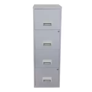 Image of Pierre Henry A4 4 Drawer Maxi Filing Cabinet Grey