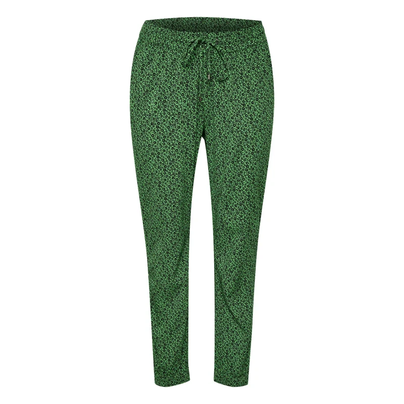 Image of KAFFE Curve Womens Trousers KAFFE Curve Isma Ami Vert Female 50