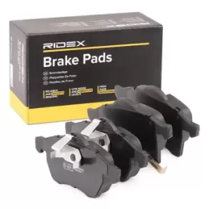 Image of RIDEX Brake pad set Front Axle 402B0691 Brake pads,Brake pad set, disc brake OPEL,CHEVROLET,VAUXHALL,Zafira A (T98),Astra G CC (T98)