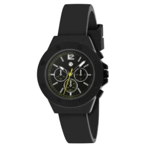 Image of Tikkers Quartz Black Dial Silicone Strap Boys Watch TK0199