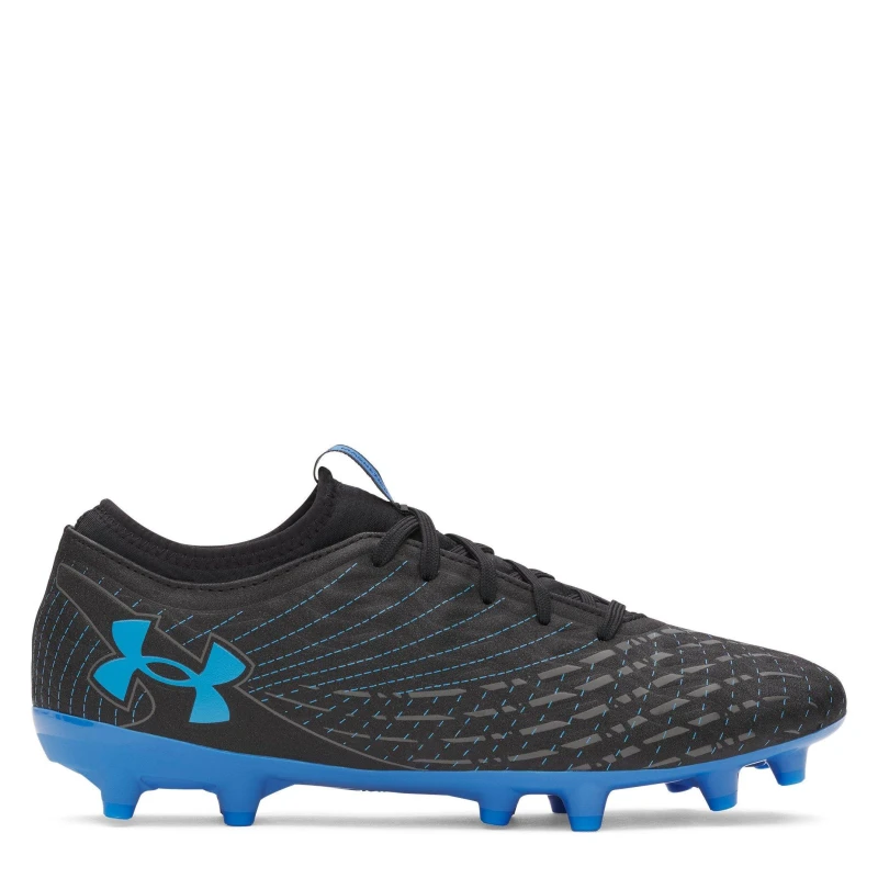 Image of Under Armour Magnetico Select Adults Firm Ground Football Boots Black/Blue male 7 (41)