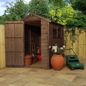 Image of Mercia Pressure Treated Apex Shed - 6' x 4'