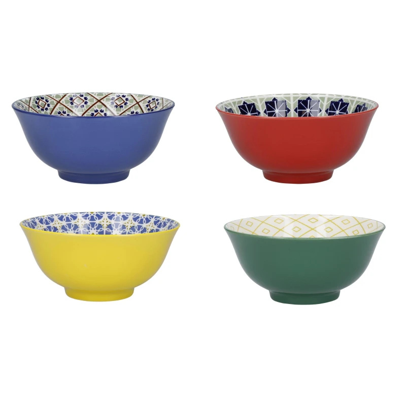 Image of Kitchencraft World of Flavour Set of 4 Ceramic Serving Bowls