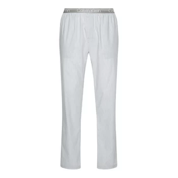 Image of Calvin Klein Logo Pyjama Bottoms - Grey Hthr