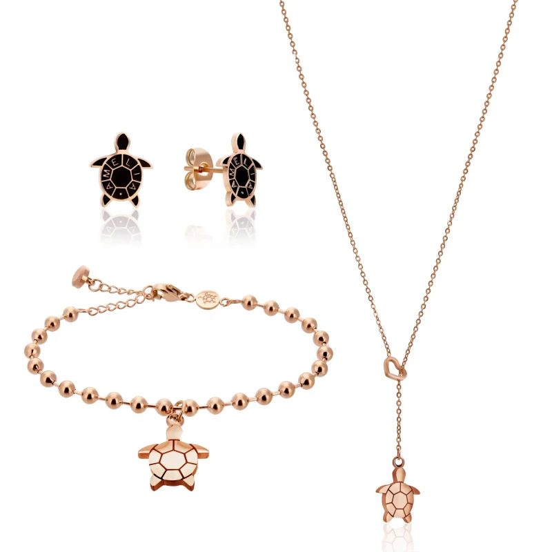 Image of Amelia Parker Necklace, bracelet and earrings set Amelia Parker Wisdom Dore Female TU