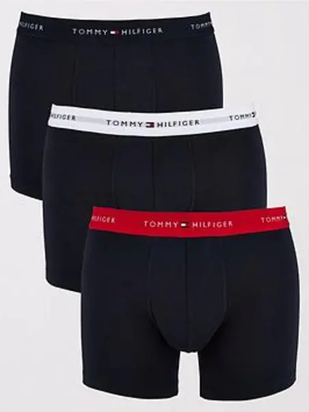 Image of Tommy Hilfiger 3 Pack Boxer Brief, Navy, Size S, Men