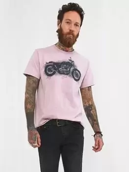 Image of Joe Browns Superb Sketch Tee - Pink Size M Men