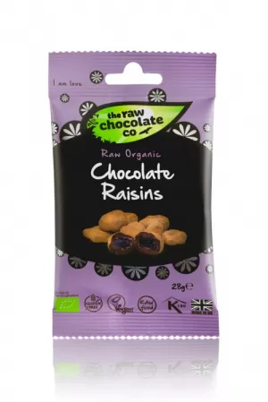 Image of The Raw Chocolate Company Raw Chocolate Raisins 28g Organic