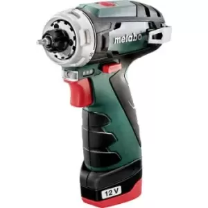 Image of Metabo POWERMAXX BS BASIC 600984500 Cordless drill 12 V 2.0 Ah Li-ion incl. spare battery, incl. charger, incl. case