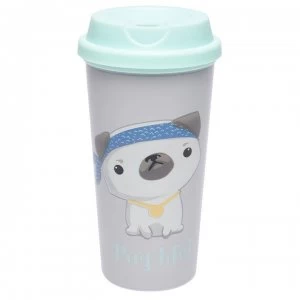 Image of Paladone Palad Pug Trvl Mug 94 - Pug Life
