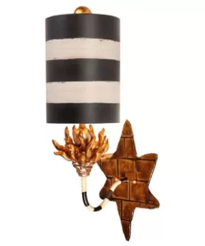 Image of Audubon 1 Light Indoor Wall Light Black, E27