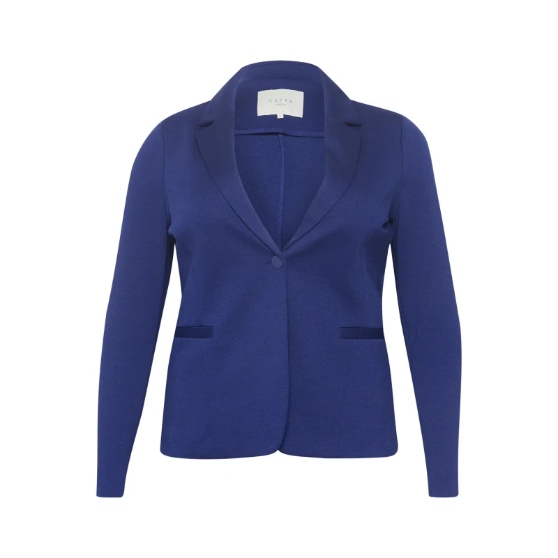 Image of KAFFE Curve Womens blazer KAFFE Curve Jenna Bleu Female M