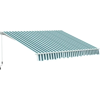 Image of Outsunny - Garden Sun Shade Canopy Patio Awning Retractable Shelter Outdoor 5 Size