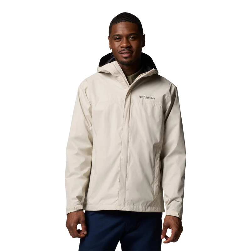 Image of Columbia Mens Watertight II Packable Seam Sealed Waterproof Jacket Beige male Small