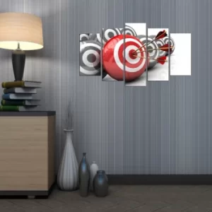 Image of 5MX-33 Multicolor Decorative MDF Painting (5 Pieces)