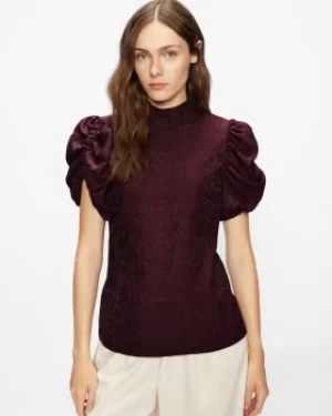 Image of Ted Baker Exaggerated Sleeve Snake Top