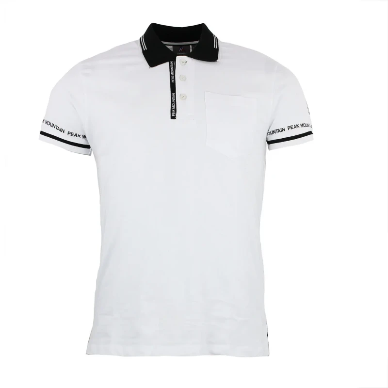 Image of Polo shirt Peak Mountain Croma Blanc Male L