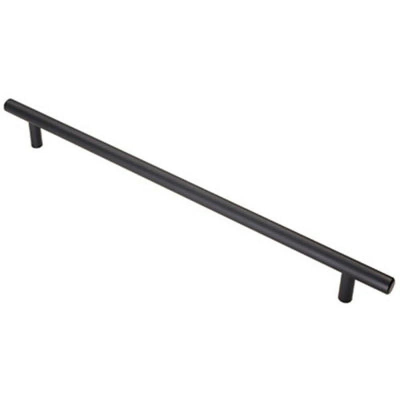 Image of Loops T Bar Cupboard Pull Handle 348 x 12mm 288mm Fixing Centres Matt Black unisex