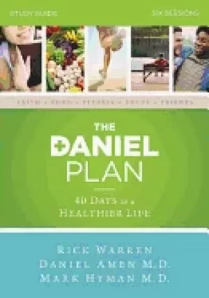 Image of daniel plan study guide with dvd 40 days to a healthier life