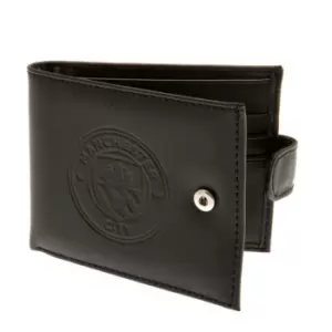 Image of Manchester City FC RFID Anti Fraud Wallet (One Size) (Black)