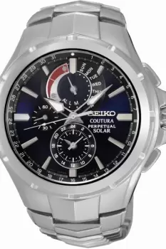 Image of Mens Seiko Coutura Perpetual Chronograph Solar Powered Watch SSC375P9