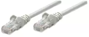 Image of Intellinet Network Patch Cable, Cat6, 0.5m, Grey, CCA, U/UTP, PVC,...