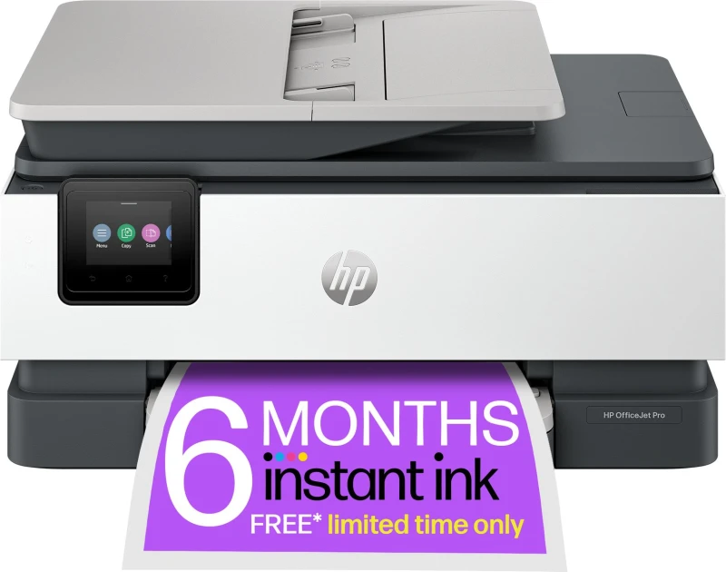 Image of HP OfficeJet Pro 8132e Wireless All-in-One Inkjet Printer - Includes Starter Ink Cartridges 40Q45B#687