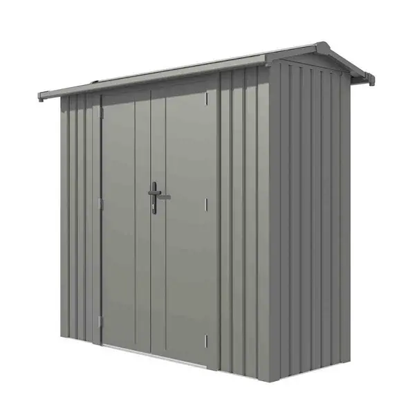 Image of Rowlinson Brentvale 8x4 Premium Apex Metal Shed BV84APX
