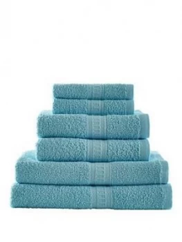 Image of Downland 6 Piece 450Gsm Cotton Towel Bale