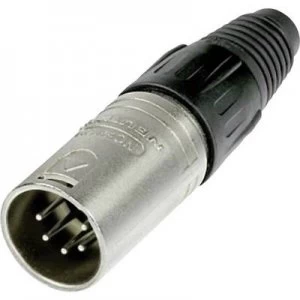 Image of Neutrik NC5MX XLR connector Plug, straight Number of pins: 5 Silver