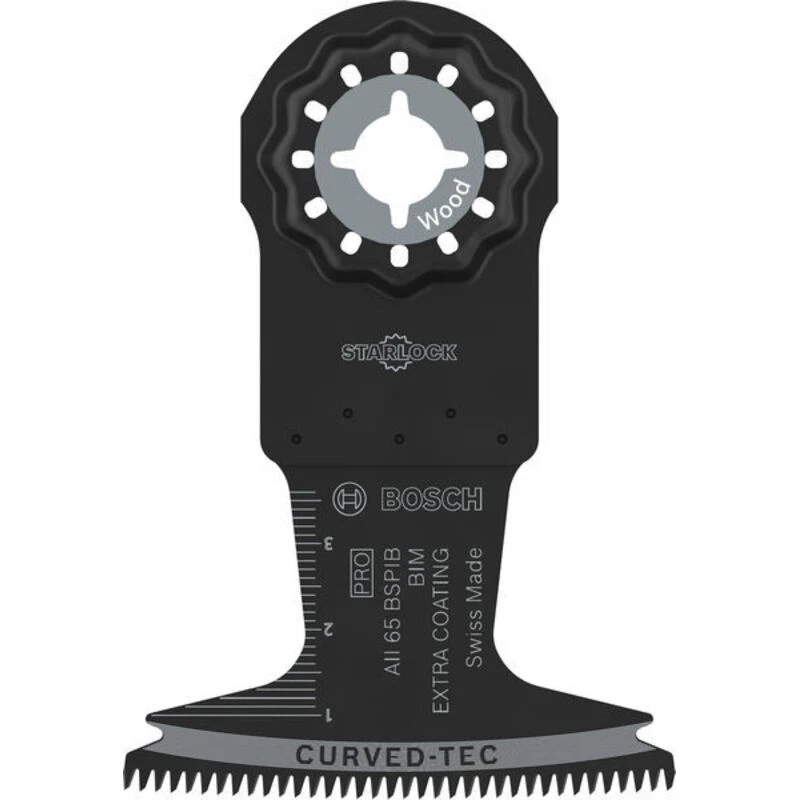 Image of Bosch PRO AII BSPIB Starlock Oscillating Multi Tool Plunge Blade 2608669082 Width: 65mm