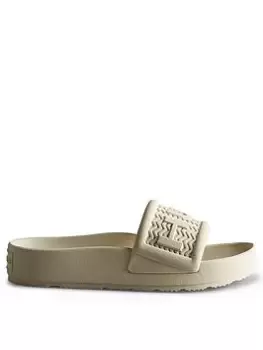 Image of Hunter Hunter Bloom Algae Foam Hunter- BEIGE, Beige, Size 5, Women