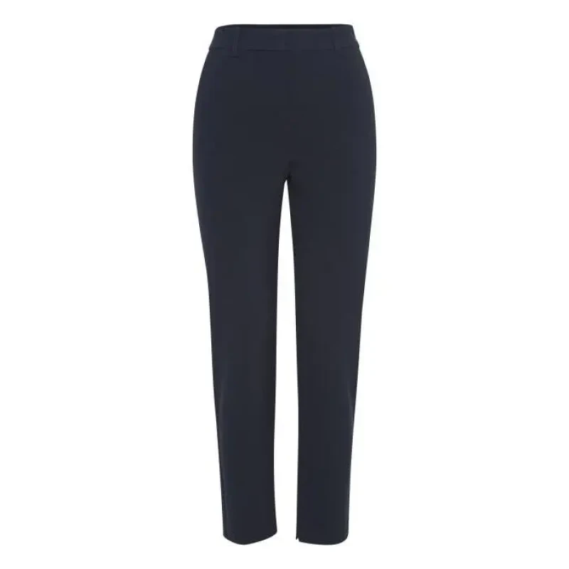 Image of b.Young Womens crop Trousers b.young danta woven Bleu Female 36