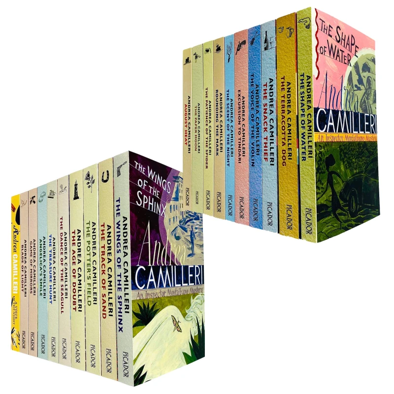 Image of An Inspector Montalbano Mystery Books 1 - 20 Collection Set by Andrea Camilleri Andrea Camilleri Books