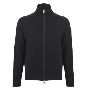 Image of Paul And Shark Marine Full Zip Cardigan - Black