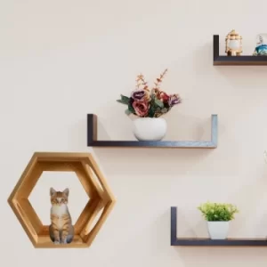 Image of Petek Oyun Raf? Oak Cat Wall Path